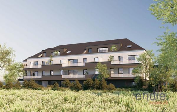 Rosenau – T2 avec terrasse, jardin, garage et parking – À deux pas de la Suisse