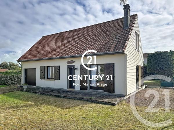 Maison à vendre  5 pièces - 83,47 m 2   FORT MAHON PLAGE  - 80