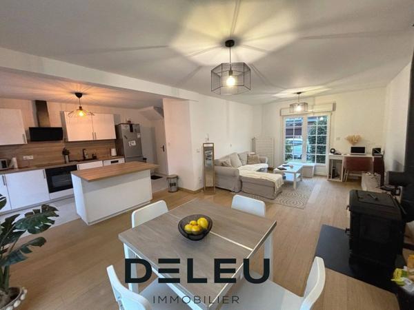Vente immobilière : Maison à Halluin  4 pièces 83.11 m² 260 000 €- Deleu Immobilier Roncq.