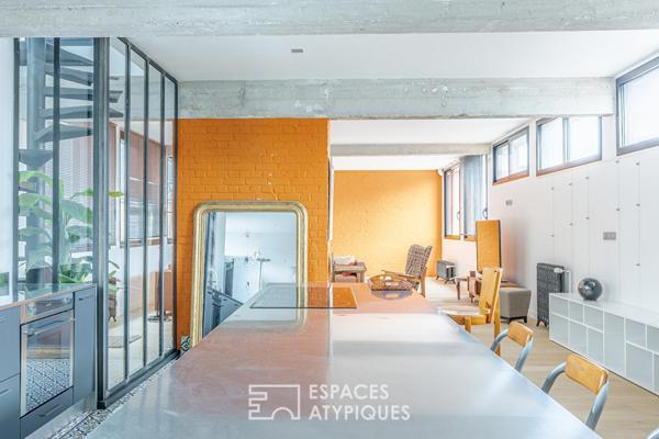 Loft avec terrasse et garage au coeur d’Amiens