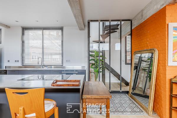 Loft avec terrasse et garage au coeur d’Amiens