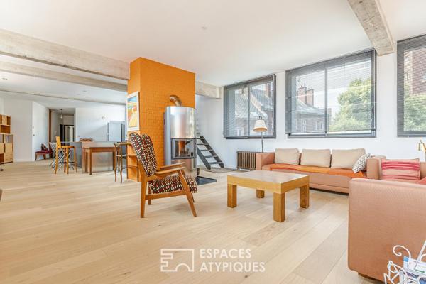 Loft avec terrasse et garage au coeur d’Amiens