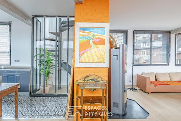 Loft avec terrasse et garage au coeur d’Amiens