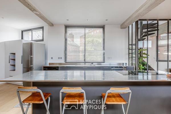 Loft avec terrasse et garage au coeur d’Amiens