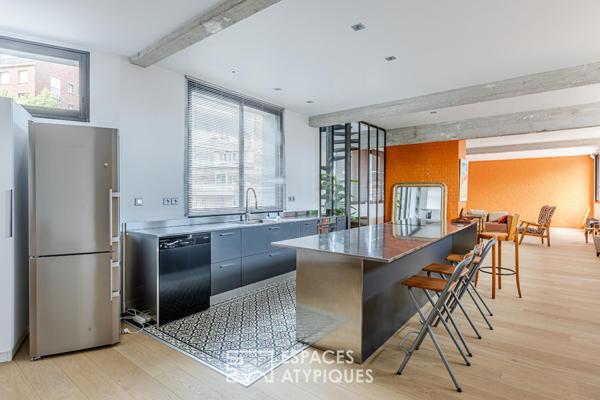 Loft avec terrasse et garage au coeur d’Amiens