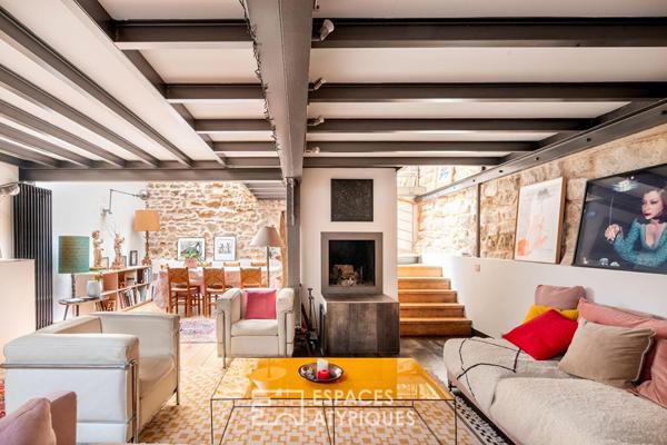 Loft dans une ancienne fabrique de faïence proche du canal St Martin
