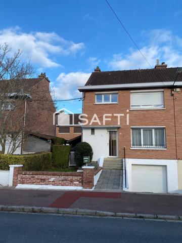 Maison de ville avec 3 ch - jardin - garage - sous-sol