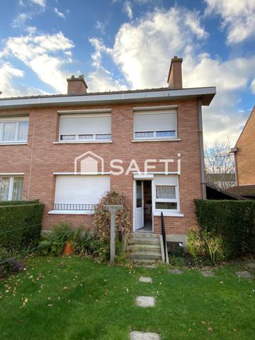 Maison de ville avec 3 ch - jardin - garage - sous-sol