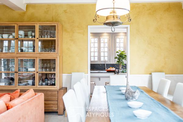 Villa bourgeoise revisitée et son parc arboré