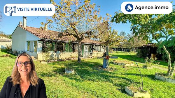 À vendre - Maison ancienne, 4 pièces située à Étauliers (33820)