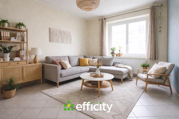Appartement 3 pièces - 66 m² Exclusivité efficity