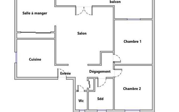 Appartement à vendre    4 pièces • 70,75 m2 Argenteuil