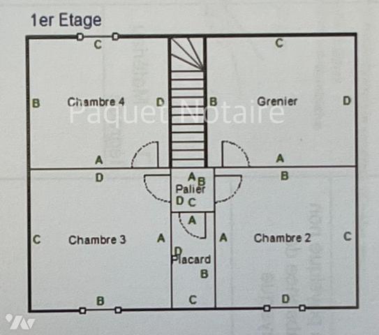 Proche Viry Noureuil 
Maison individuelle 
Comprenant 
Au rez de chaussée : salon séjour, cu...