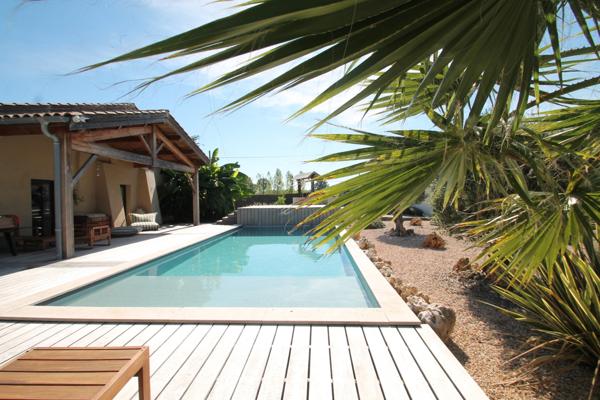 Propriété à vendre 6 pièces proche de MARMANDE (47) 2 maisons, dépôt/garage, piscine, terrain 4510m²