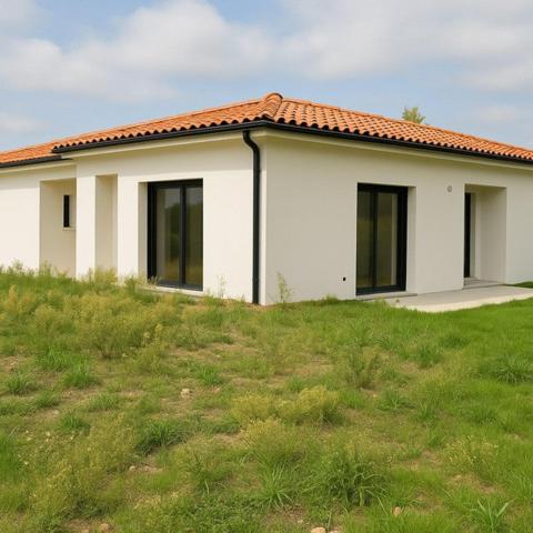 LHERM - Maison de 2025, Plain Pied, T4 de 92m² avec garage isolé de 21m²