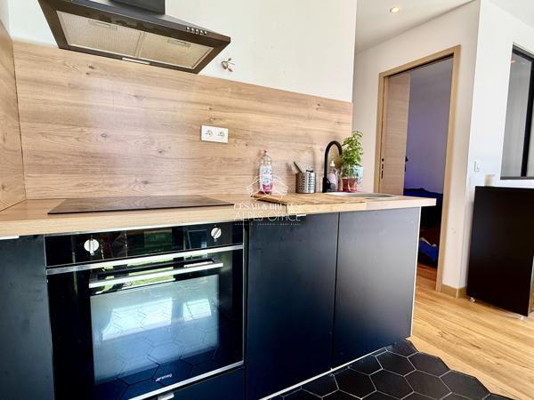 Sallanches hyper centre, appartement 2 pièces, 1 chambre, 26,56 M2, balcon/ loggia, cave;