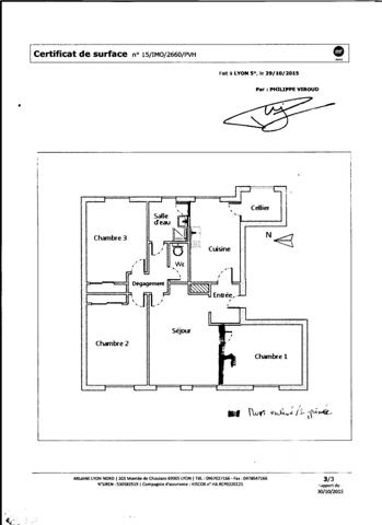 Appartement à vendre 4 pièces 64 m² Lyon 5