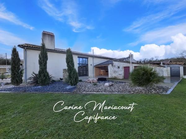 Maison en pierre rénovée – Grand espace de vie, charme et performance énergétique