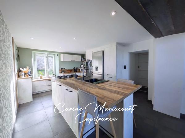 Maison en pierre rénovée – Grand espace de vie, charme et performance énergétique