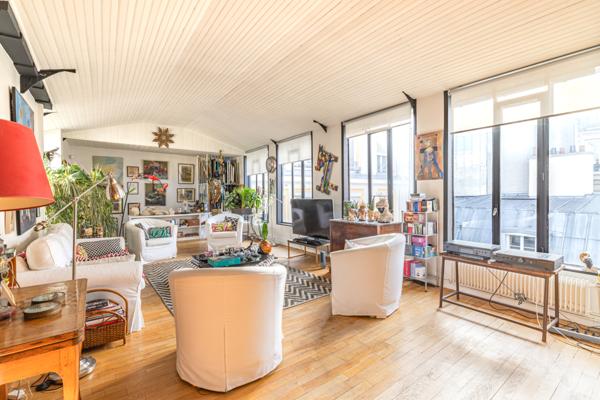 Etienne Marcel - Magnifique duplex dernier étage