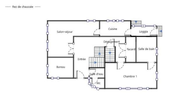 A ALENCON - Maison à usage d'habitation (139m²) avec garage indépendant sur un terrain de 1700m²