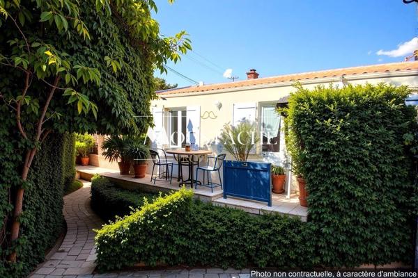 MAISON DE PLAIN-PIED - 500M CENTRE-VILLE DE VAUX SUR MER -