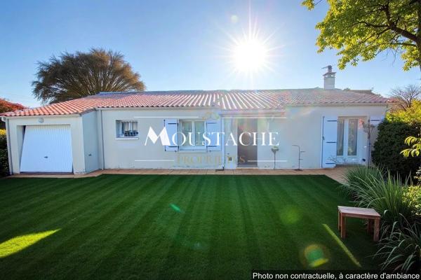 MAISON DE PLAIN-PIED - 500M CENTRE-VILLE DE VAUX SUR MER -