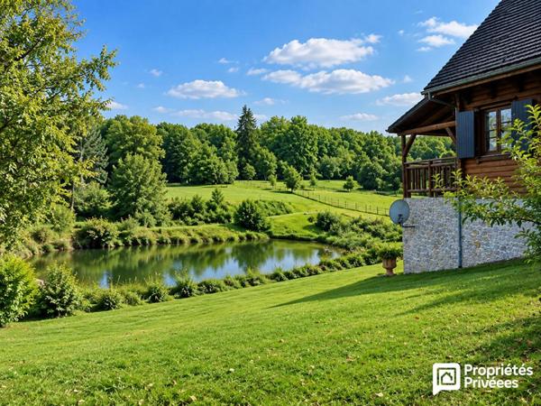 CHALET D'EXCEPTION AVEC PLAN D'EAU PRIVÉ ET TERRAIN CONSTRUCTIBLE - COEUR DU MORVAN
