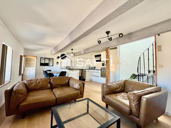 Appartement centre, T3 45m2 terrasse tropézienne