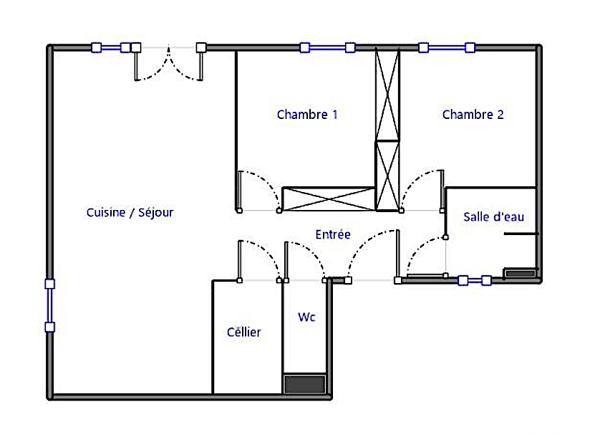 Appartement à vendre 3 pièces 60,36 m² Marcheprime