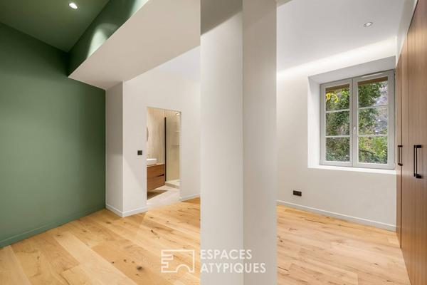 Appartement ancien rénové avec vue sur la Saône