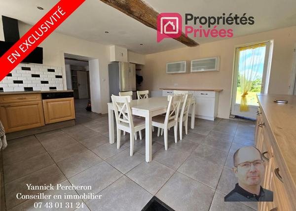 Belle longère familiale 4 chambres, 2 800 m² sans vis-à-vis