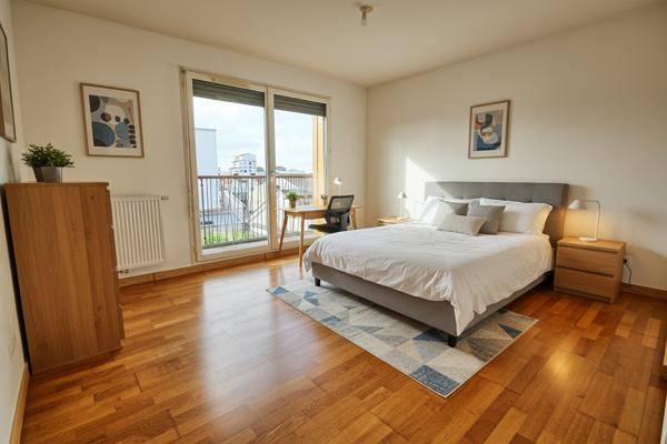 Appartement T5 de 113m² avec garage, terrasse et balcons