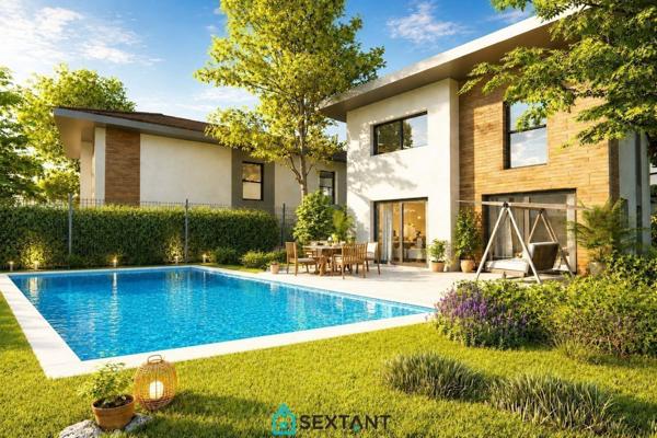 - Saint-Genis-Pouilly ( 01630 ) - secteur Pregnin - Villa contemporaine 155 m²