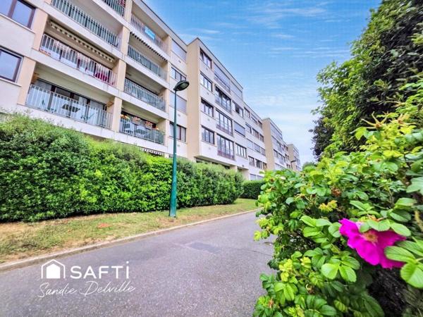 Appartement 2 pièces 44m²- 1ch- cave- 1 stationnement