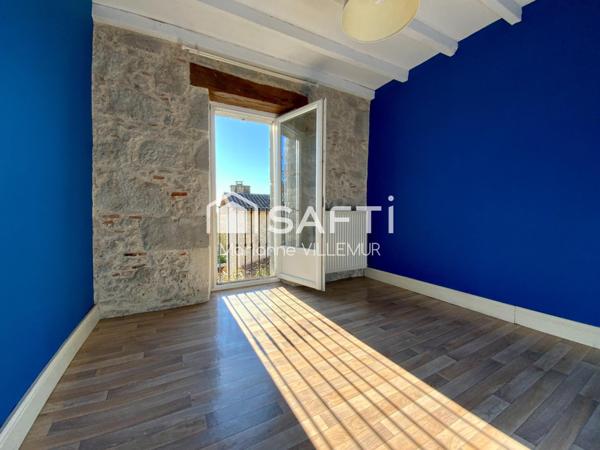 Proche de Nérac, maison en Pierre de 160 m² habitables sur un terrain de 437 m²