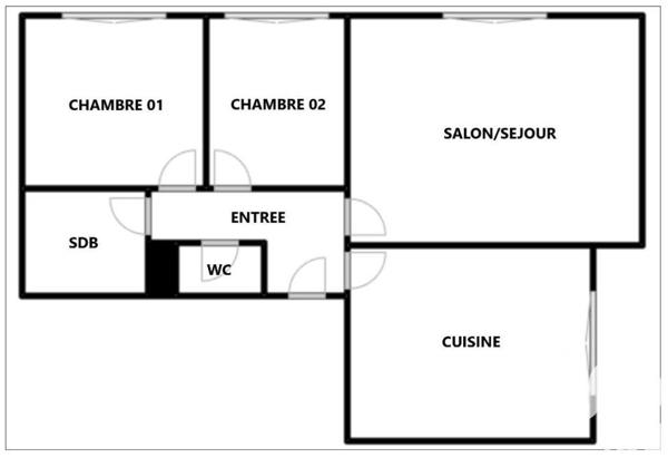 Appartement 4 pièces de 68 m² à Sin-le-Noble (59450)