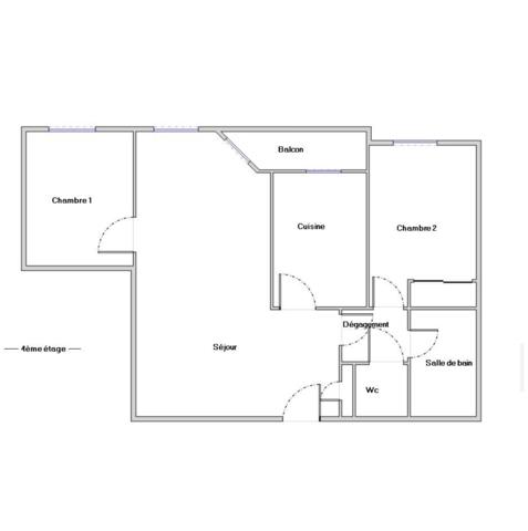 Appartement à vendre 3 pièces 59,27 m² Villeurbanne