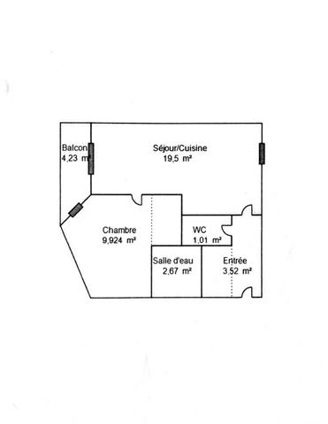 Appartement à vendre 2 pièces 37 m² Saint-Nazaire