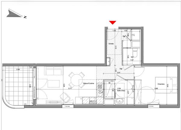 Appartement (neuf) à vendre 2 pièces 46 m² Monteux