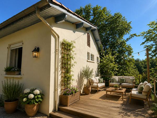 charmante maison à BESSIERES offrant une vue imprenable sur le Tarn