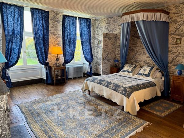 Majestueux Château du XVIIe IMH 22 chambres - douves - piscine - parc 17ha