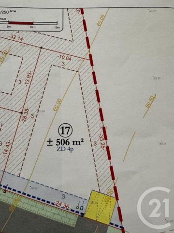 Terrain à vendre  506 m2 MAY SUR ORNE - 14