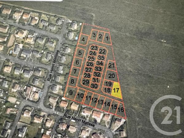 Terrain à vendre  506 m2 MAY SUR ORNE - 14