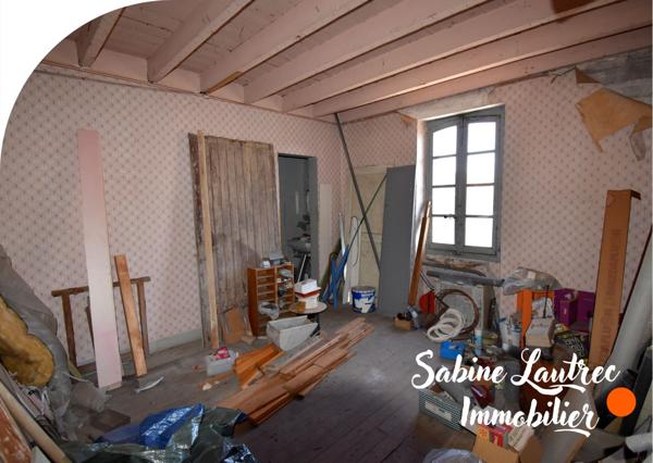 Réalmont (81120) Double maison + terrain constructible + garage + garage pour camping car