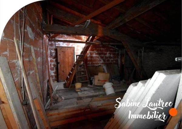 Réalmont (81120) Double maison + terrain constructible + garage + garage pour camping car