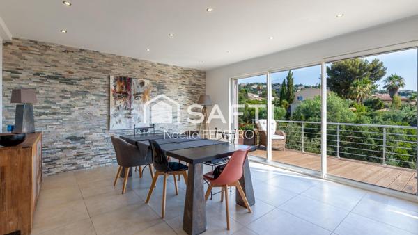 villa contemporaine aux Issambres plage à pied, belles prestations