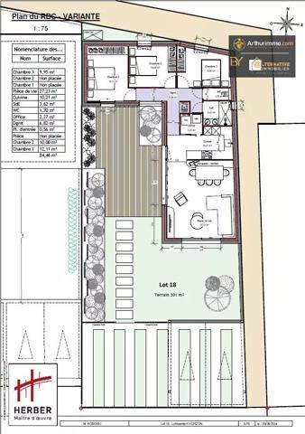 Vente Terrain 388 m2 à Châteaubourg