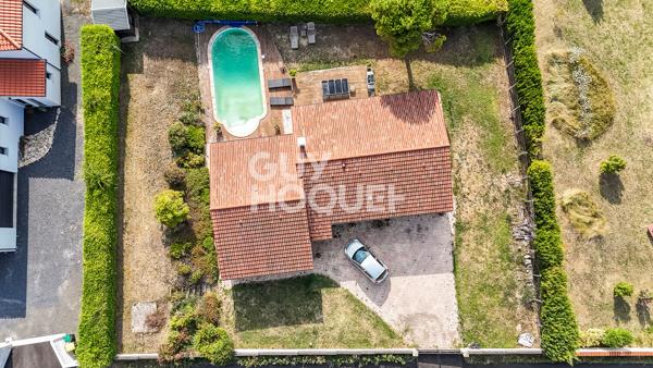 Plain pied avec piscine