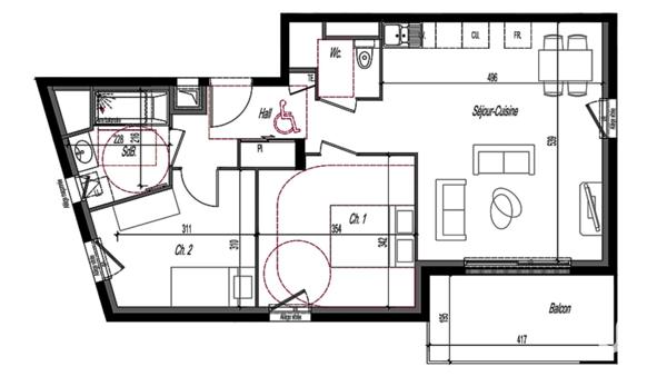 Appartement à vendre 3 pièces 61 m² Clermont-Ferrand